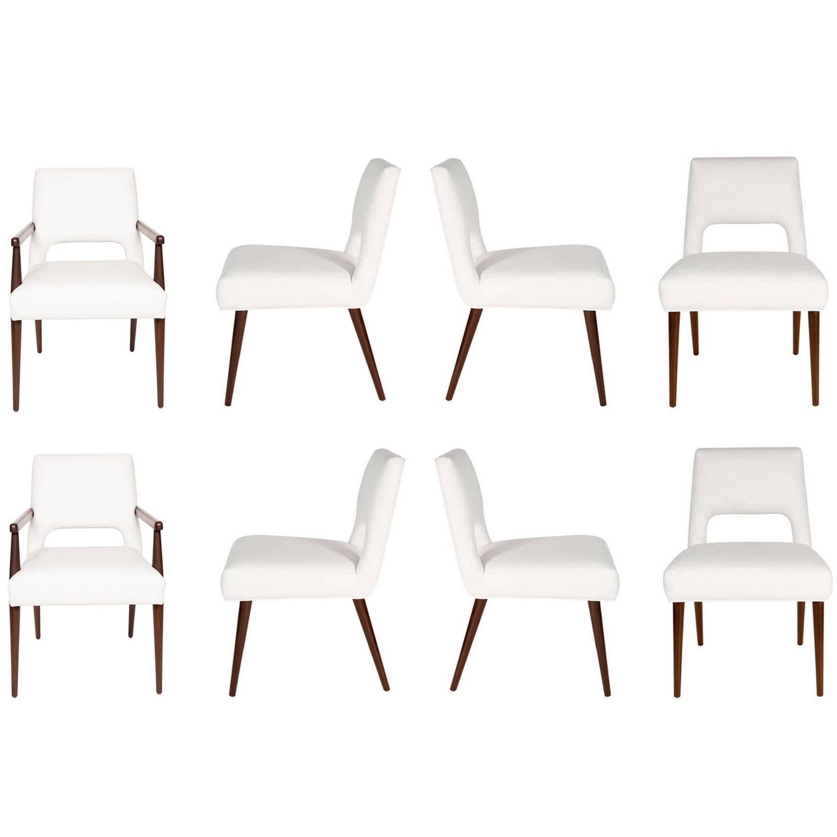 Set of Eight Hofford Dining Chairs For Sale