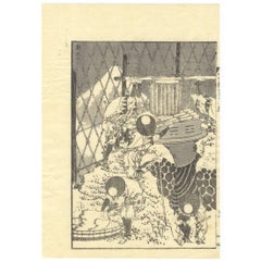 Hokusai Mt. Fuji 100 Views 19th Century Ukiyo-e Japanese Woodblock Print