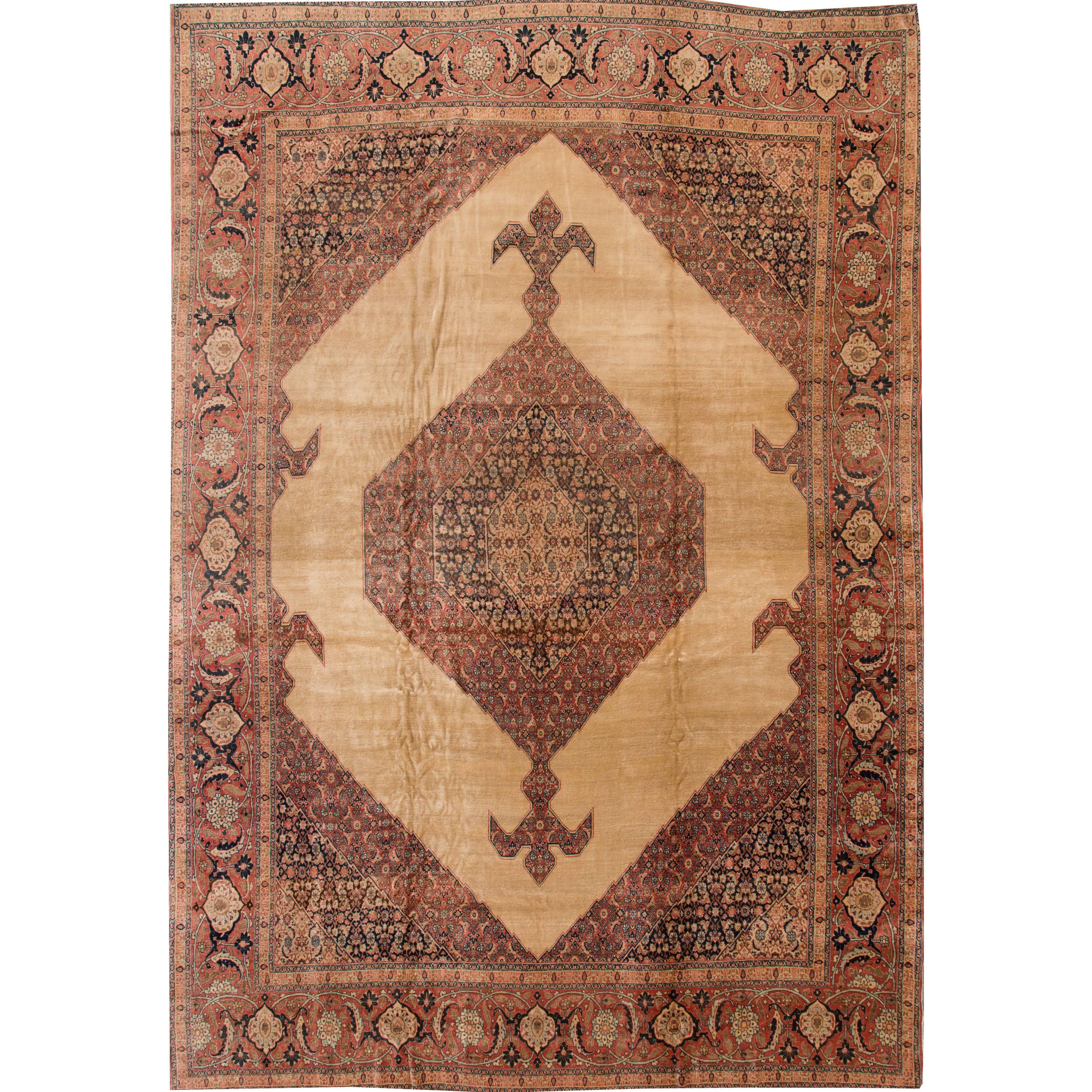Highly Collectible Antique Tabriz Rug For Sale