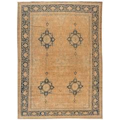 Simply Beautiful Antique Kerman Rug