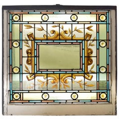 English Art Glass Window