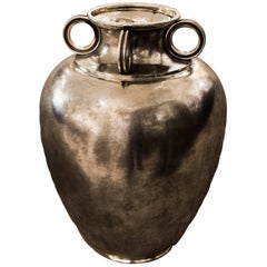 Vase italien en argent des années 1940 par Mario Buccellati