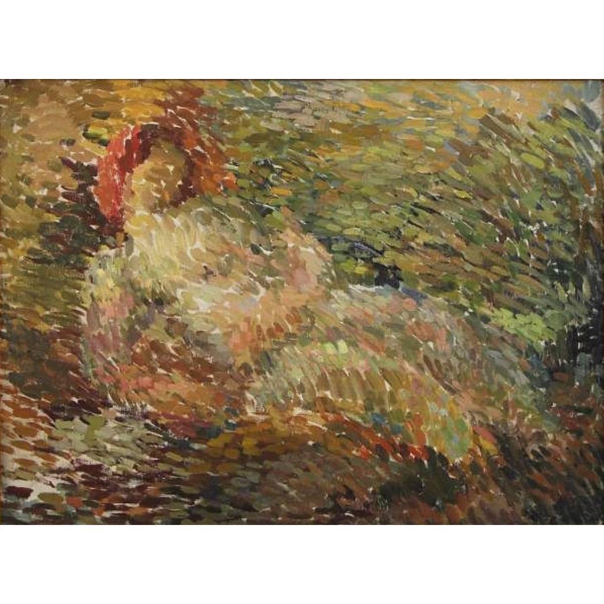 Reclining Woman by Eugenie Baizerman For Sale
