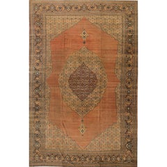 Schöner antiker persischer Täbriz-Teppich