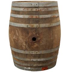 Vintage Oak Wine Barrel