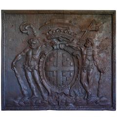 Louis XIV Cast Iron Fireplace, 17th Century 8