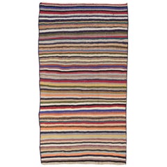 Tapis Kilim vintage magnifiquement conçu