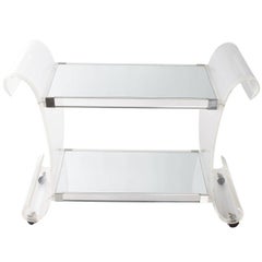 Lucite Bar Cart Lucite Bar Cart