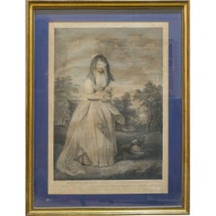 Print of Queen Charlotte in Gilt Frame