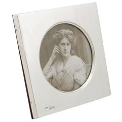 1900s Edwardian Sterling Silver Photograph Frame 1