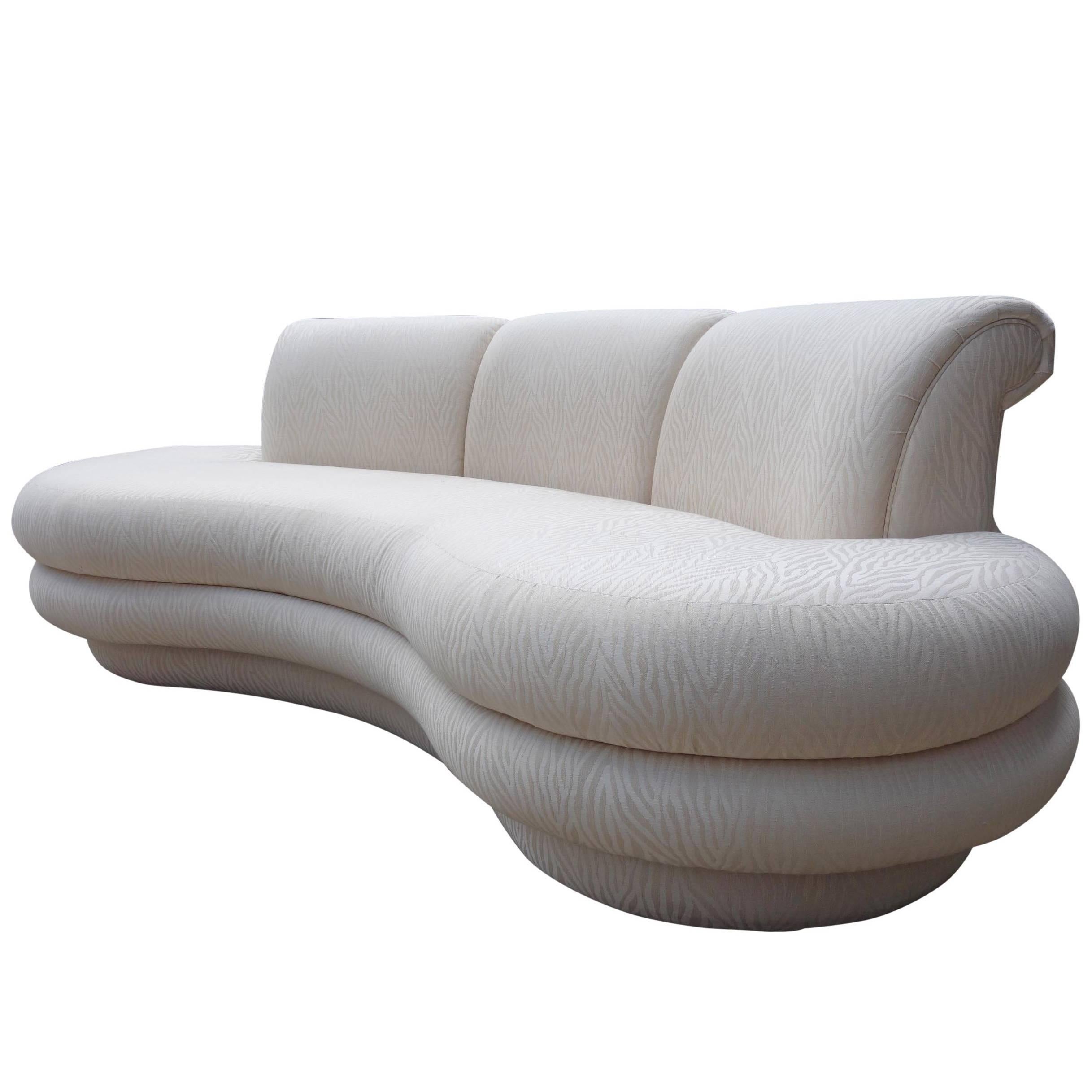 Adrian Pearsall Kidney Shaped / Curved Sofa for Comfort Designs