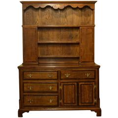 19th Century Oak High Dresser
