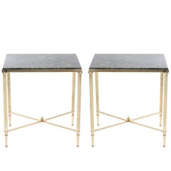Marble-Top French Side Tables