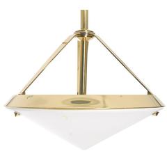 Pyramid Shaped Pendant Light Fixture