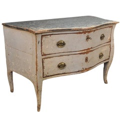 French Mid-19th Century Painted Commode