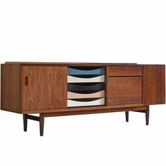 Arne Vodder Small Sideboard in Rosewood, 1960s