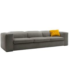 Italian Modern Sofa with Adjustable Back Cushions, Made in Italy 3