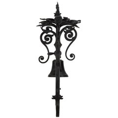 Antique Italian 19th Century Wrought Iron Bell