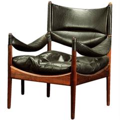 Pair Danish Rosewood Lounge Chair, Kristian Vedel for Søren Willadsen Møbelfabri