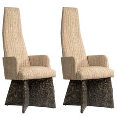 Adrian Pearsall Brutalist Armchairs