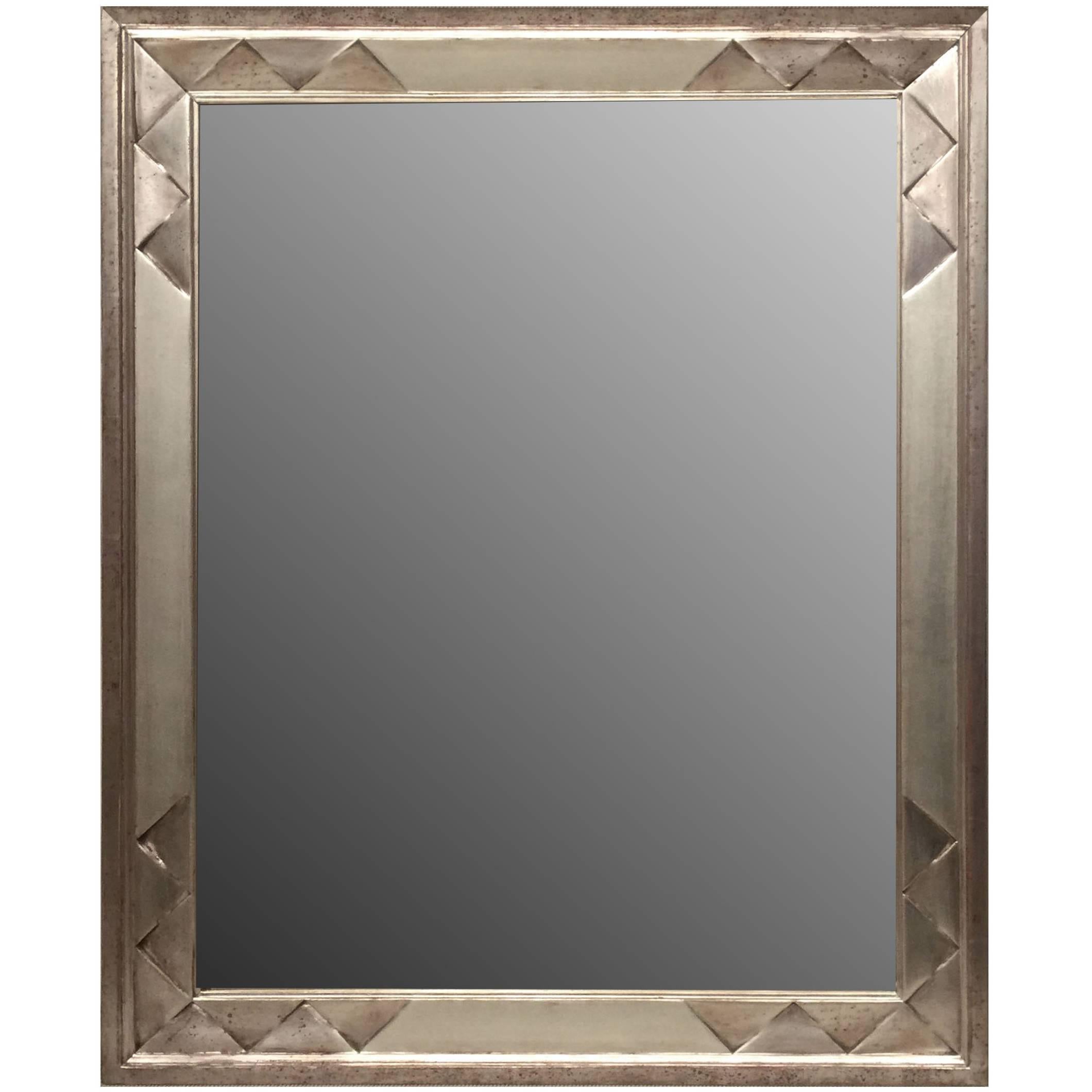 Contemporary Silver Gilt Mirror Frame