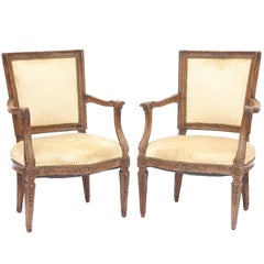 Used Pair of 18th Century Italian Armchairs