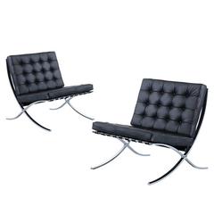 Original Ludwig Mies van der Rohe “Barcelona” Chairs for Knoll 6