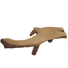 Andrianna Shamaris Organic Teak Wood Lounger