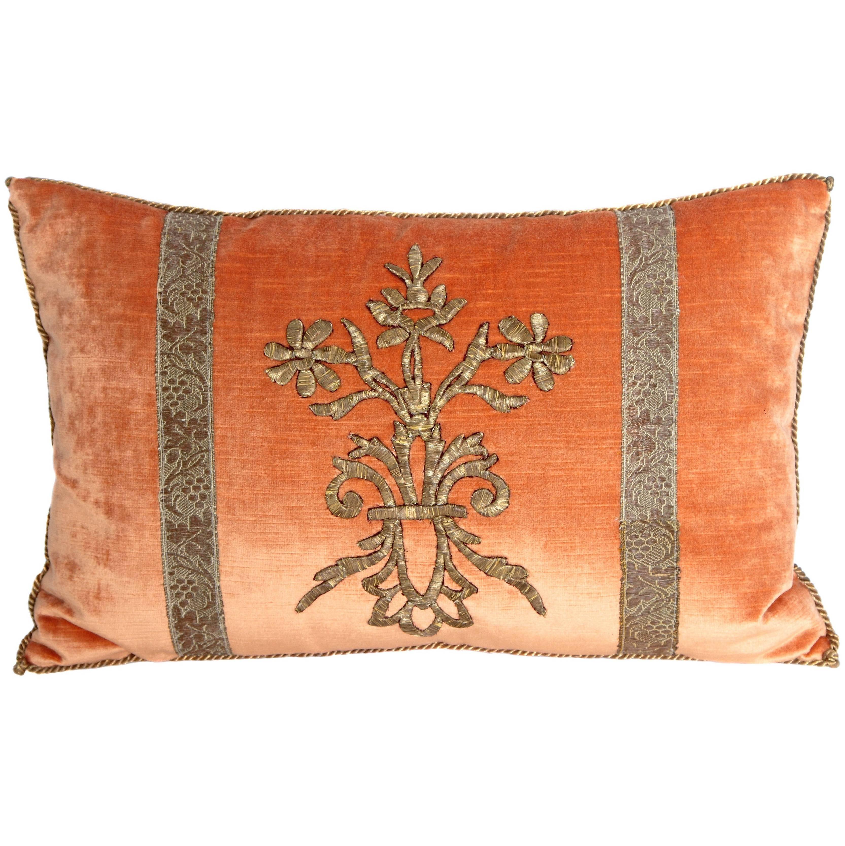 Antique Textile Pillow by Rebecca Vizard