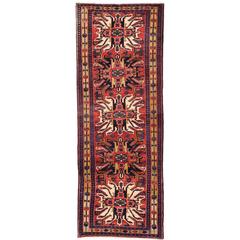 Vintage Persian Heriz Runner with Traditional Modern Style 3