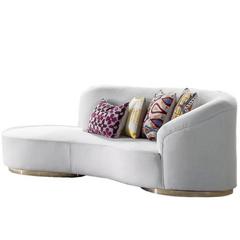 Italian Curved Sofa 9