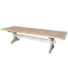 Grand Scale Trestle Table from Spain