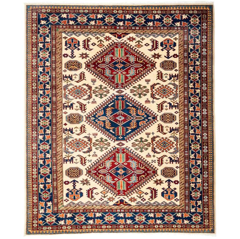 Kazak Style Area Rug For Sale at 1stdibs