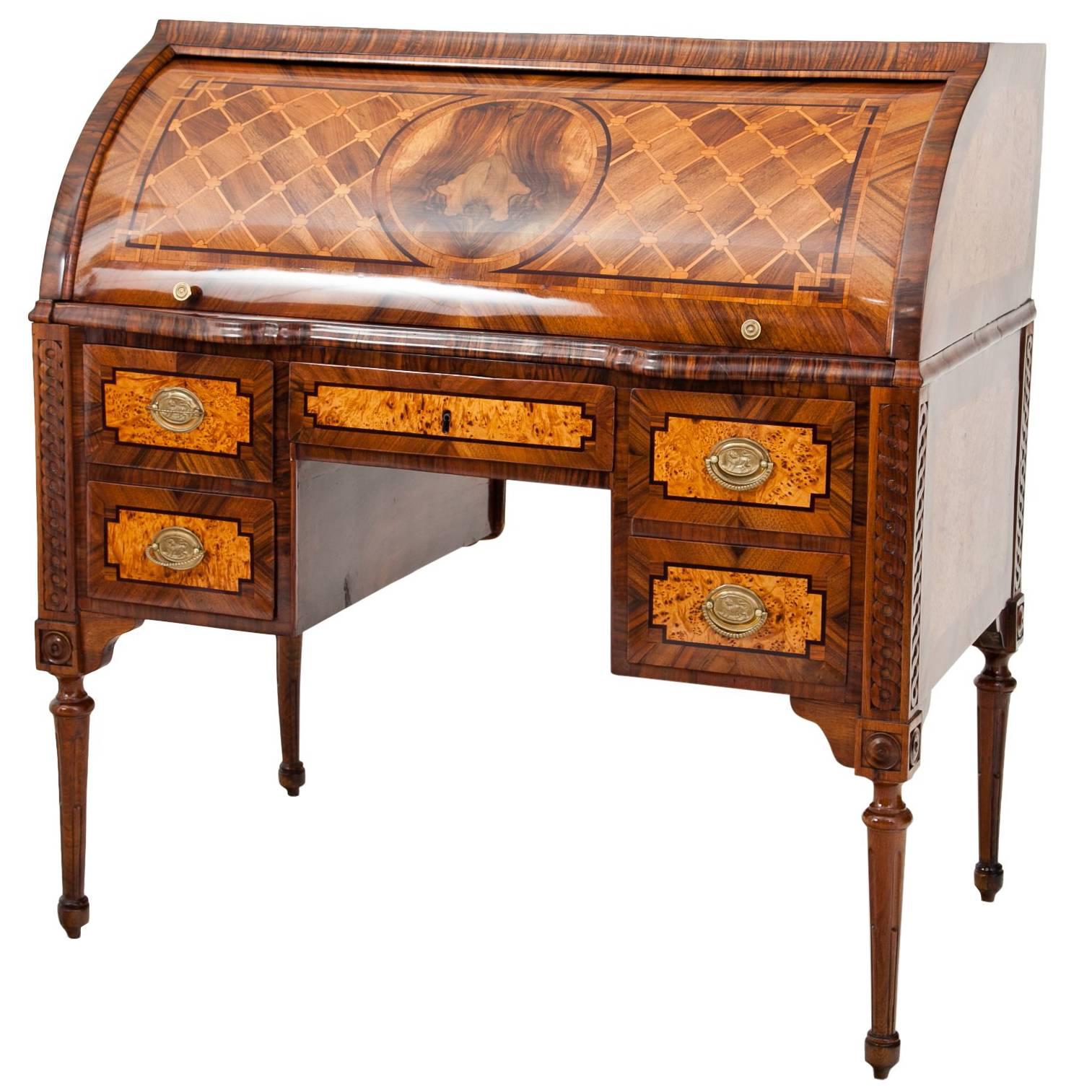 Cylinder Secretaire, South Germany, circa 1780