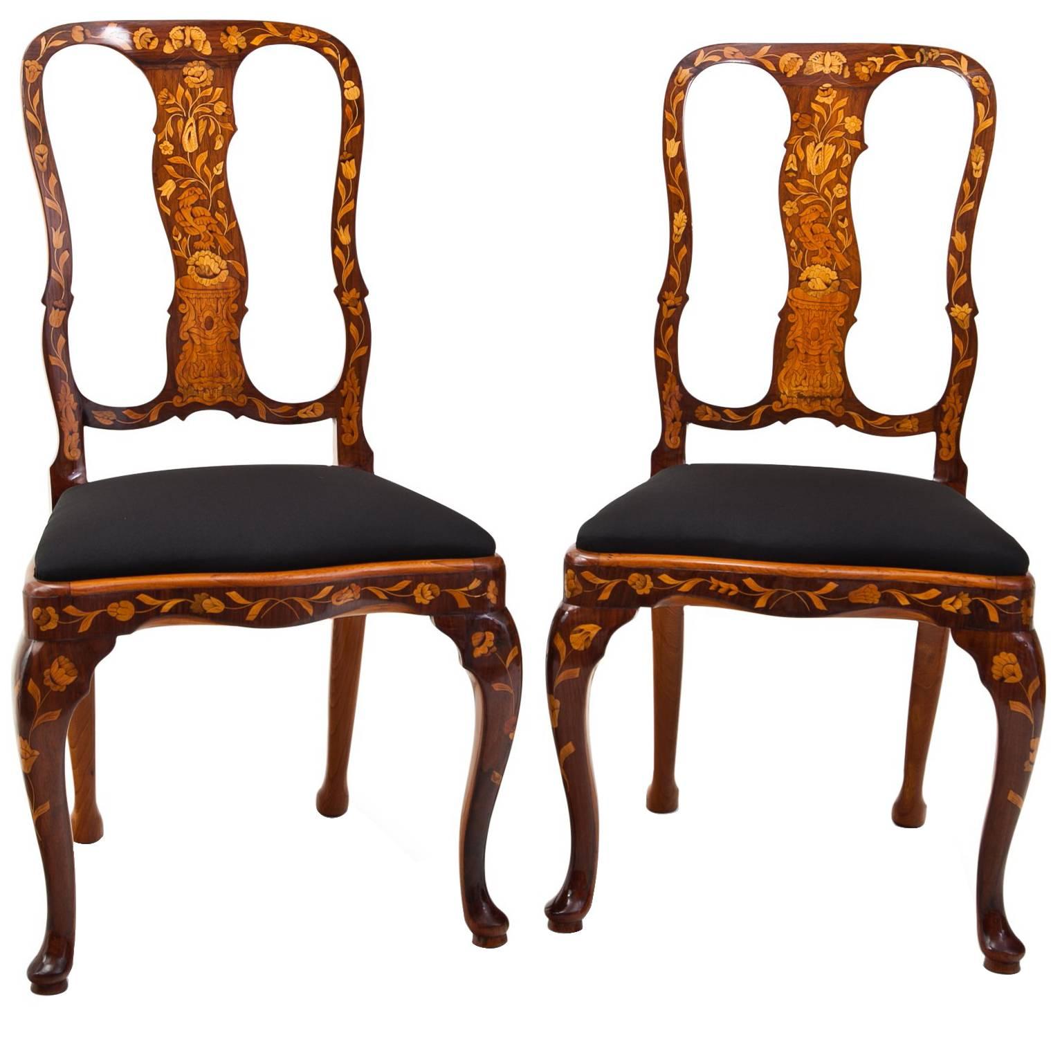 Dutch Baroque Chairs, 18th Century