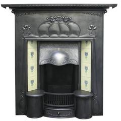 Large and Unusual Edwardian Art Nouveau Fireplace 1