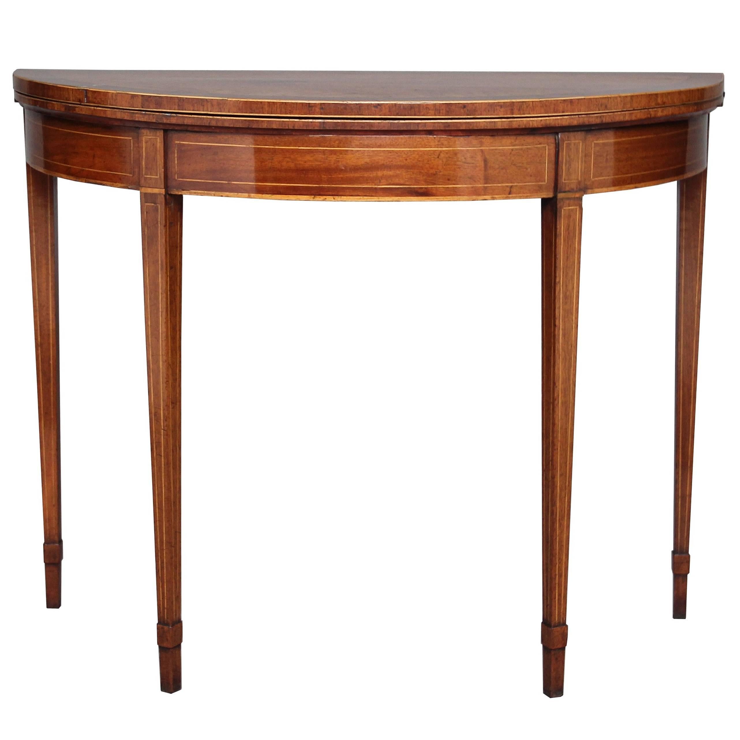 Early 19th Century Mahogany Tea Table