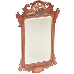 Georgian Style Mahogany Wall Mirror