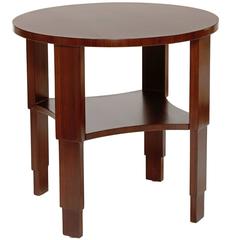 Sculptural Centre or Side Table Brazilian Rosewood by Eugène Printz