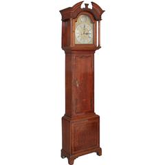 Antique 18th Century Oak Longcase Clock by William Hill