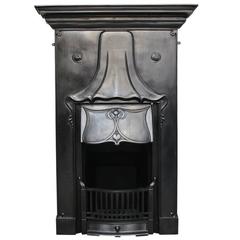 Antique Art Nouveau Edwardian Cast Iron Combination Grate 9