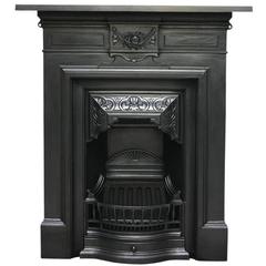 Antique Victorian Cast Iron Combination Fireplace