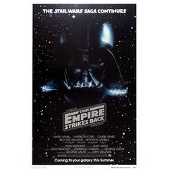 Original Vintage Advance Movie Poster for Star Wars The Empire Strikes Back