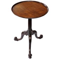 English George III Mahogany Kettle Stand/Low Tripod Table, circa 1760 11