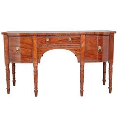 Antique 19th Century Mahogany Bowfront Sideboard