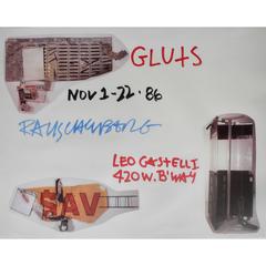 Leo Castelli Poster by Robert Rauschenberg on Vellum Paper, 1986 2