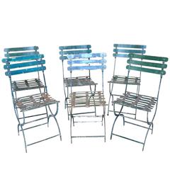 Antique Early 20th Century Italian Collapsible Garden Chairs