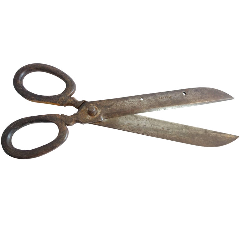 Giant Steel Scissors Trade Sign at 1stDibs