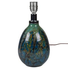 Glass Ikora Table Lamp WMF, German, 1930s 8