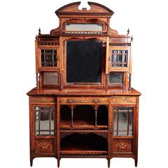 Impressive Maples Rosewood Inlaid Sideboard or Cabinet